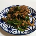 jinko3's cooksnap of when they made ささっと簡単！ピーマンと牛肉のタレ炒め.