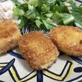 panzar_w's cooksnap of when they made 鮭とじゃがいもだけ！揚げないコロッケ☆.