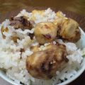 をまり's cooksnap of when they made 意外と簡単に出来る栗ご飯♪♪.