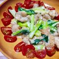 halulun3's cooksnap of when they made 簡単！鶏と小松菜のクリーム煮.
