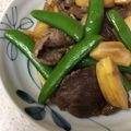 poncoro's cooksnap of when they made 春の旬☆牛肉とたけのこの炒め物.