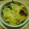 Machalin's cooksnap of when they made ゴーヤチャンプルーふわとろグラタン.