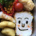 ★kirakira★'s cooksnap of when they made 自己流キャラ弁 食パンマン.