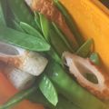 toujours＊'s cooksnap of when they made レンジで竹輪と絹さやのササッと煮♪.