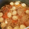 クックABND6M☆'s cooksnap of when they made 胃腸に優しい♡体ポカポカ♪♪鶏団子スープ.