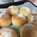 rie_zou's cooksnap of when they made HBで簡単♡豆腐とバナナのふんわりパン.