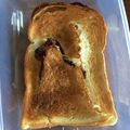 タイタニック好き's cooksnap of when they made チョコとチーズのホットサンド風トースト.
