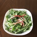 ☆ポカリ☆'s cooksnap of when they made 簡単でうまいカニカマ水菜マヨネーズ.