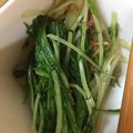 はるか＊ワーママ's cooksnap of when they made 水菜のおひたし★削り節たっぷりだし濃厚.