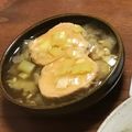 豆乳pudding's cooksnap of when they made ☆巻き湯葉とネギ生姜のすまし煮☆.