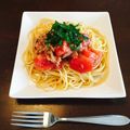 むうたしゅ's cooksnap of when they made トマトとツナの簡単☆冷製パスタ.