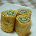 ゆうかりコアラ's cooksnap of when they made ちくわ＆おくら♡卵巻き.