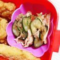 ２児ママ✩'s cooksnap of when they made 鶏ささみ＆きゅうりの梅ポン酢おかか和え.