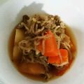 shiata's cooksnap of when they made 肉じゃが圧力鍋用 覚え書.