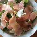 ♡りりたん♡'s cooksnap of when they made 生ハムとさけるチーズ入り水菜のサラダ.
