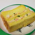 しじみごはん's cooksnap of when they made 卵とカニカマのオープンサンド✿.