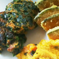 手作り★ママ's cooksnap of when they made にらと豚ひき肉のさっくりおやき.