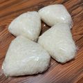 め目め's cooksnap of when they made snsで人気　コンビニ塩おにぎり.