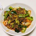 黒ｱﾒ's cooksnap of when they made 簡単キャベツと豚肉キムチ炒め.