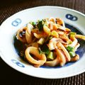kebeibiko's cooksnap of when they made パパッとイカのぽんマヨ炒め.