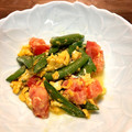 さくらうたひめ's cooksnap of when they made すなっぷえんどうとトマトの卵炒め.