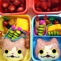 しゃぃ子's cooksnap of when they made キャラ弁☆簡単ジバニャンおにぎりお弁当☆.