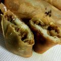 ☆ジグロ☆'s cooksnap of when they made カレーリメイク♪チーズカレー春巻き♪.