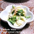 inyako's cooksnap of when they made お手軽☆ブロッコリーと卵とちくわのサラダ.