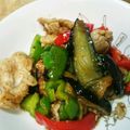 きららたけ's cooksnap of when they made なすとズッキーニのレモンじょうゆ炒め.