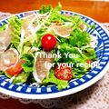 inyako's cooksnap of when they made いつものたっぷりサラダ.