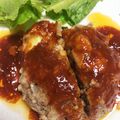 HaruLisa's cooksnap of when they made 特製ソースのチーズインハンバーグ！.