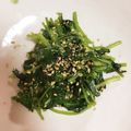 ぽりっくま's cooksnap of when they made 三つ葉の胡麻炒め.