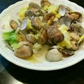 akiya22246's cooksnap of when they made アサリと春キャベツの酒蒸し.