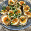 クック638TLM☆'s cooksnap of when they made めちゃウマ♡肉巻きゆで卵の甘辛生姜焼き.