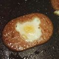 HIRIAlove's cooksnap of when they made うずらの卵で☆ ちっちゃぃハムエッグ♪.