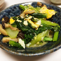 緑の果物's cooksnap of when they made ほうれん草とひらたけの卵とじ（２人分）.