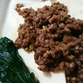 gizu's cooksnap of when they made 生姜がイイ！簡単豚ミンチの甘味噌炒め♡.