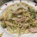 ヒイラギソース's cooksnap of when they made シャキシャキ新玉ねぎ＆アボカド春パスタ♪.