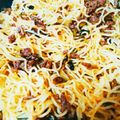 フラワーミミちゃん's cooksnap of when they made 小松菜入りピリ辛台湾挽き肉の焼きそば.
