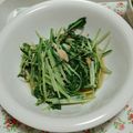 シズ坊's cooksnap of when they made 材料3つ！水菜とツナの味噌炒め.