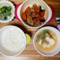 →な。's cooksnap of when they made かぼちゃと豚肉の煮物.