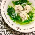ふたごゆき's cooksnap of when they made 〖鶏団子とほうれん草のヘルシースープ〗.