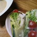rabbit2187's cooksnap of when they made ダイエット★しっとり胸肉と野菜の生春巻き.