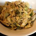 ほりっぺ☆'s cooksnap of when they made ボリューム満点♪鶏と野菜のキムチマヨ炒め.