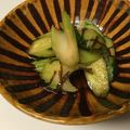 クックELZ1T0☆'s cooksnap of when they made 朝漬けて夜食べる、セロリの浅漬け☆.