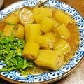 男の子4人のママもっち's cooksnap of when they made 秋田ふきの豚挽き肉と玉ねぎ詰め.
