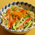 もんしゅしゅ's cooksnap of when they made きゅうりとえのきの酢の物.