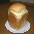 さと花's cooksnap of when they made 【ＨＢ】ふわふわ☆生クリーム食パン.