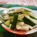 赤い電話's cooksnap of when they made きゅうりと大根のごまポン酢あえ.