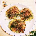 ともポンタ's cooksnap of when they made お好み焼き風 ふわふわ豆腐ステーキ.